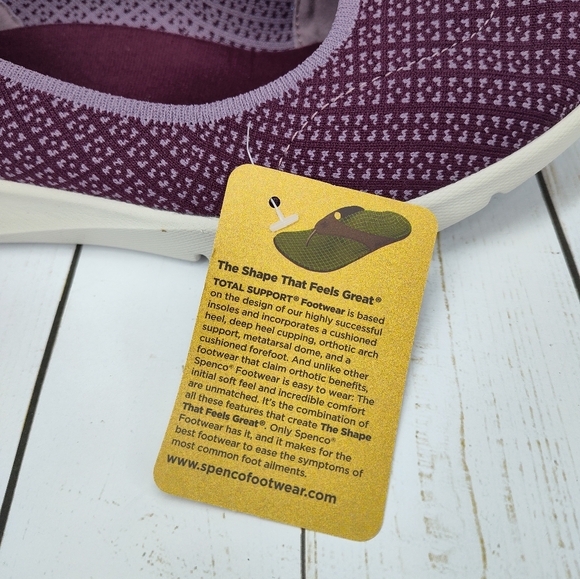 Spenco Wide Width Daily Stretch Batik Flats - Picture 4 of 13